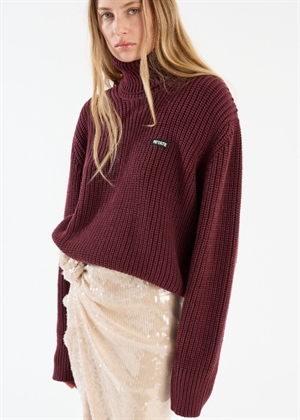 Knit turtleneck jumper Zinfandel ROTATE By Birger Christensen 